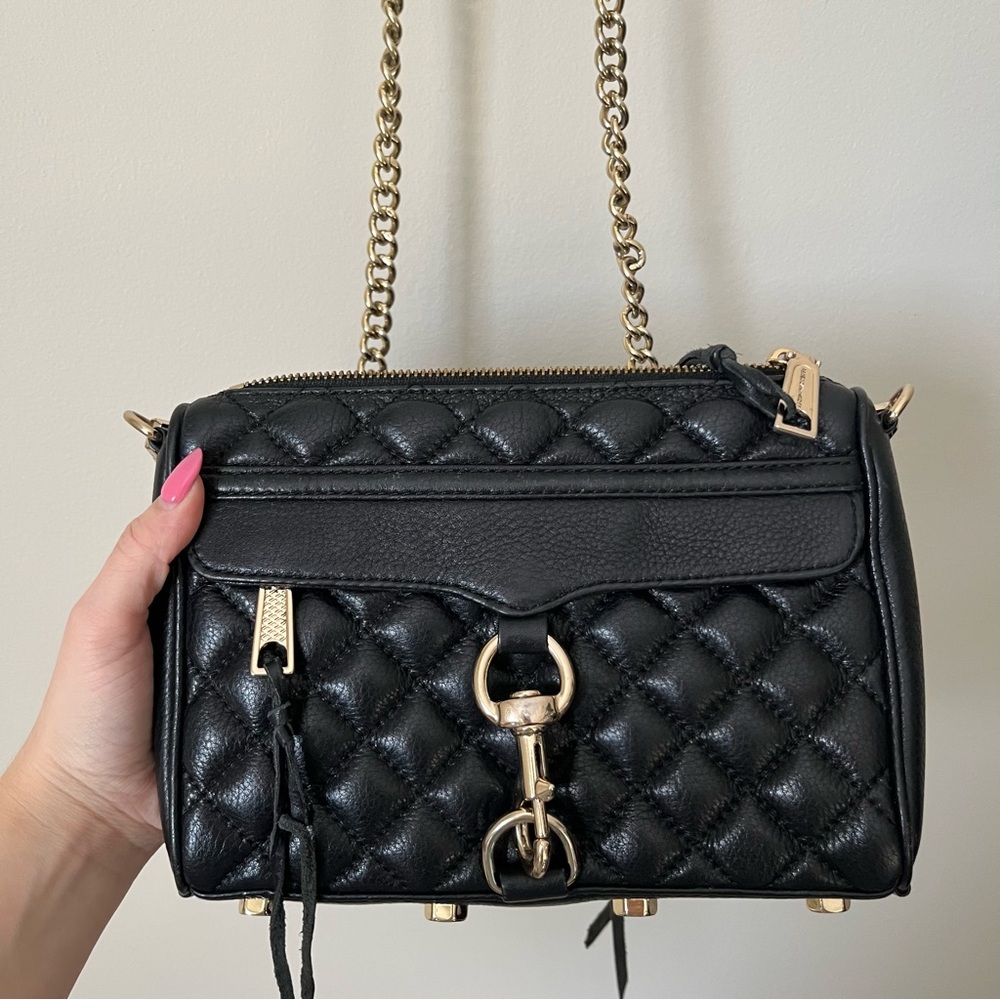 REBECCA MINKOFF Black cross body purse